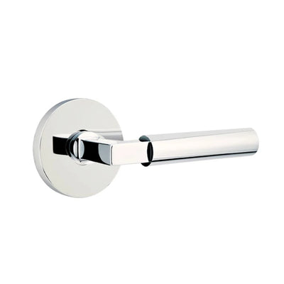 Emtek Hercules Lever with Disk Rosette in Polished Chrome