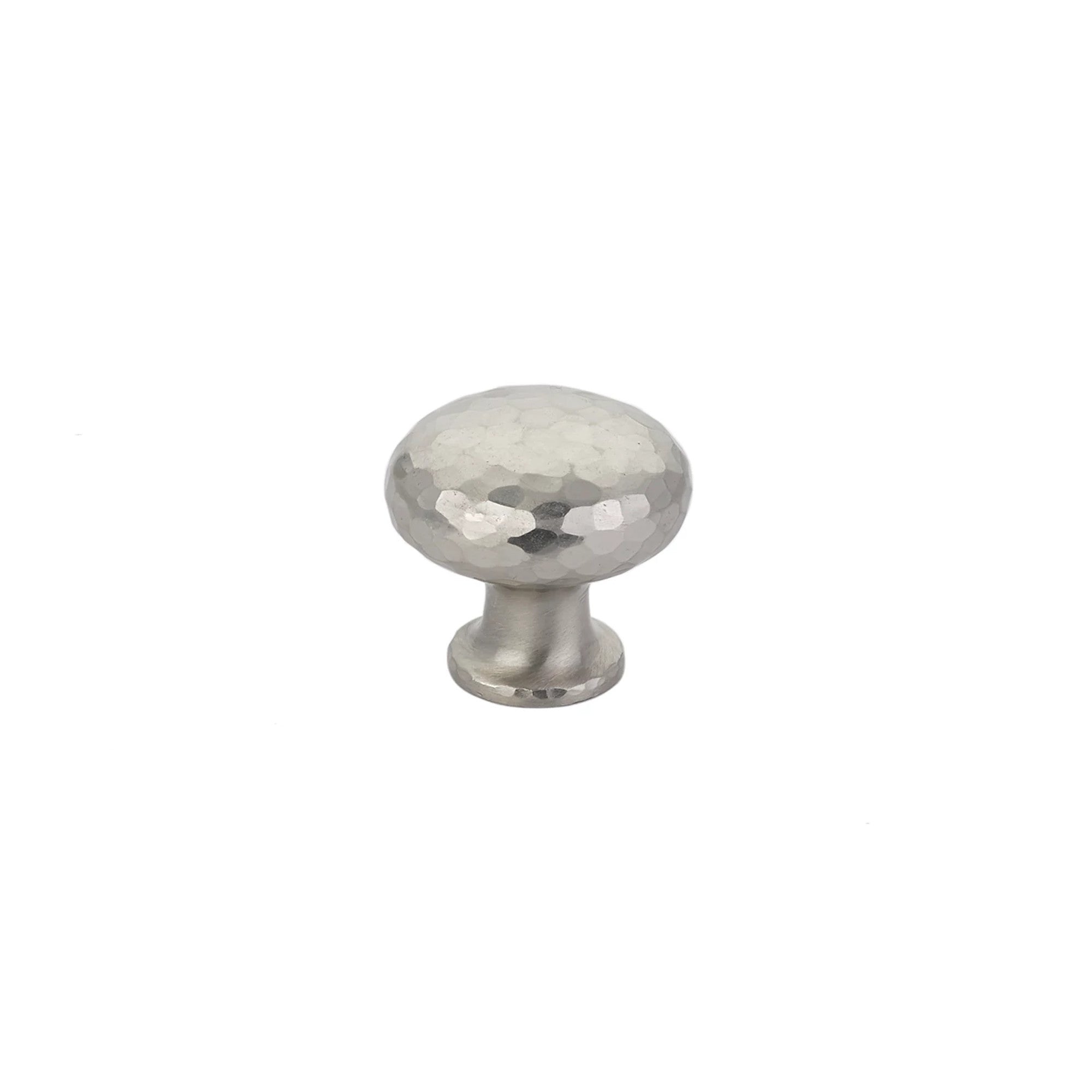 Emtek Arts & Crafts Dimpled 1-1/4" Round Knob in Satin Nickel