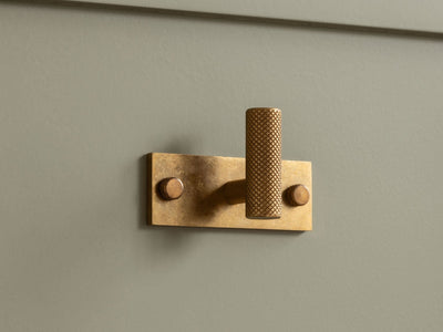 Armac Martin MIX Diamond Knurled Single Horizontal Wall Hook