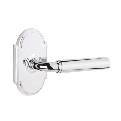 Emtek Manning Lever with #8 Rosette in Polished Chrome