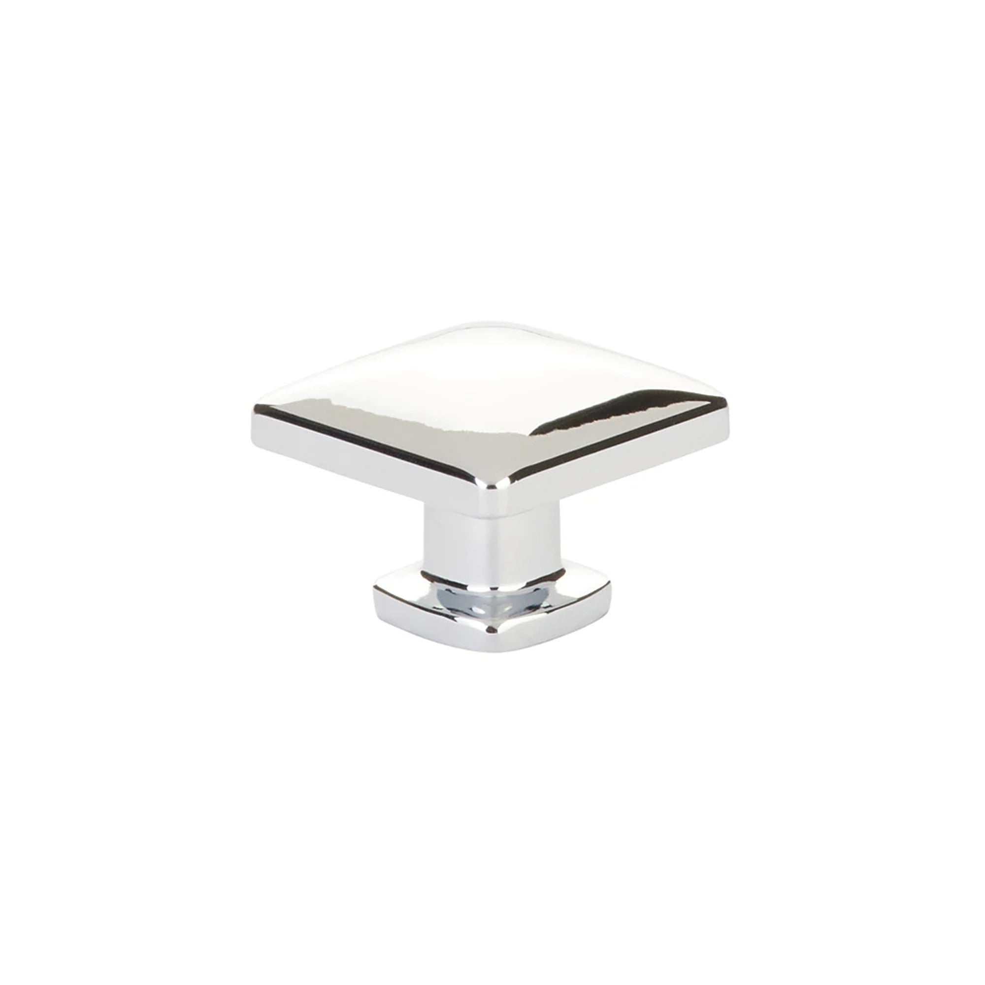 Emtek Lawson 1-1/4" Square Knob in Polished Chrome