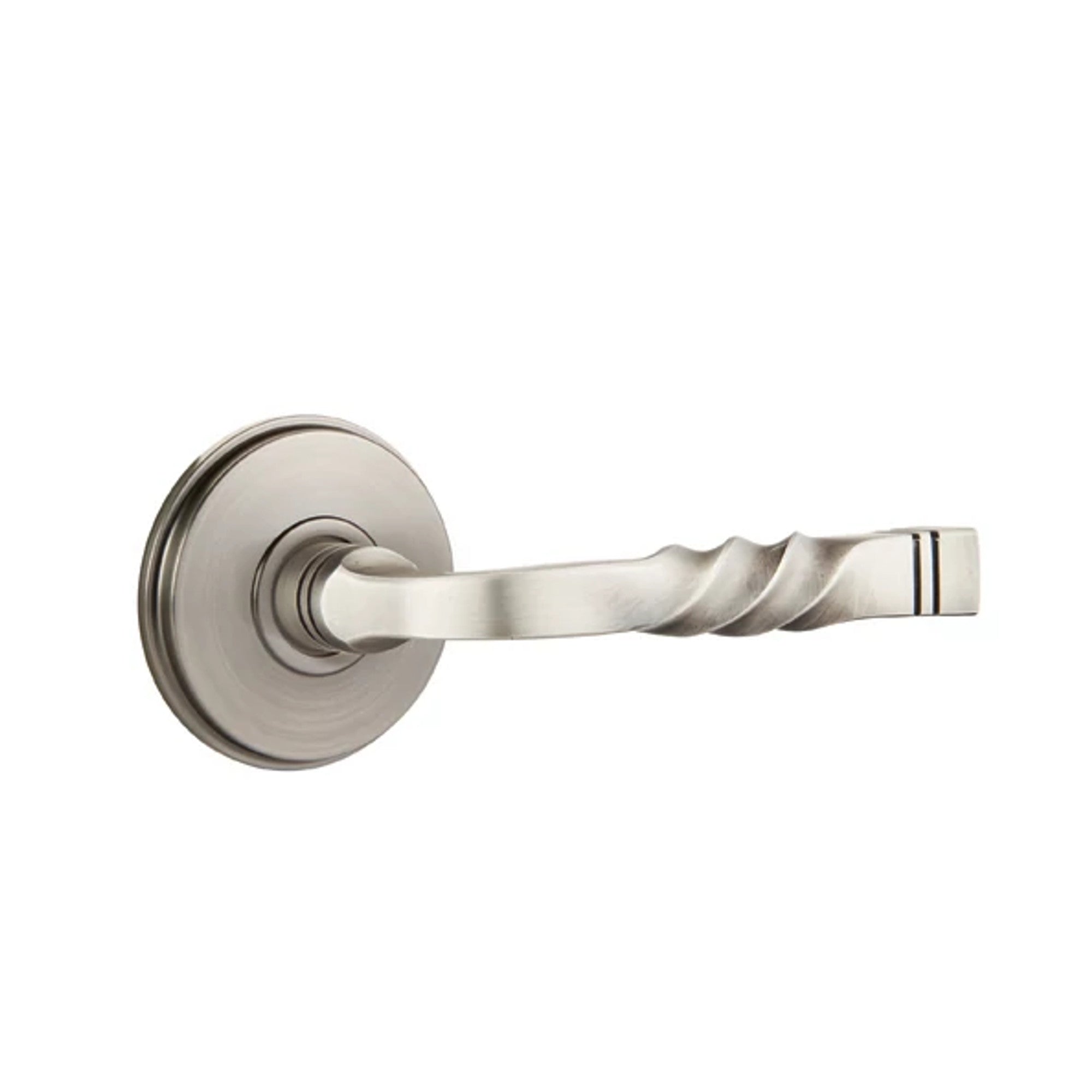 Emtek Santa Fe Lever with Watford Rosette in Pewter