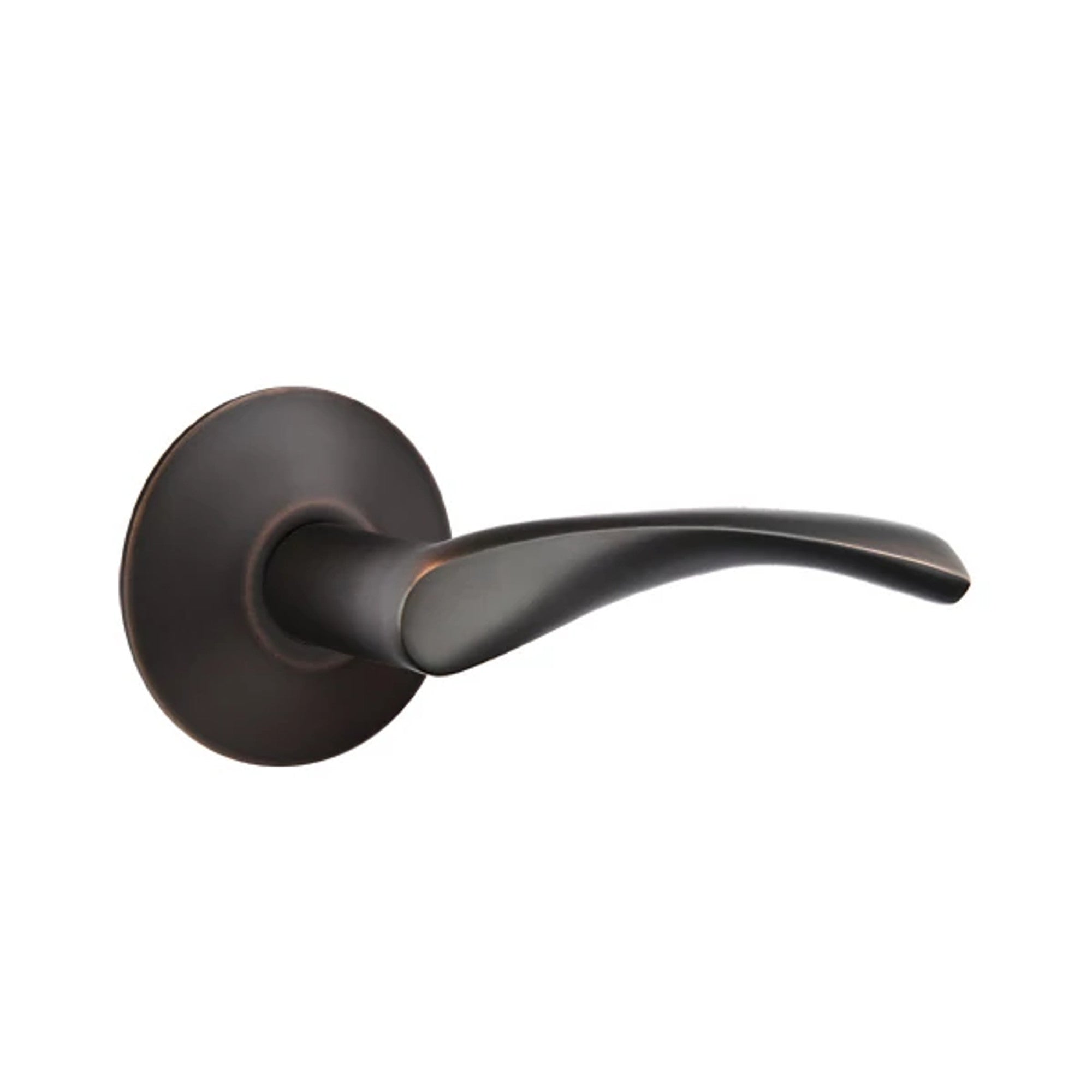Emtek Triton Lever with Modern Rosette in Oil Rubbed Bronze