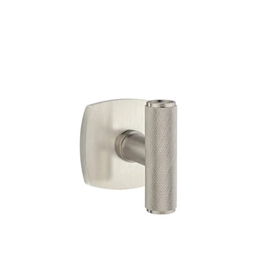 Emtek Ace Knurled Knob with Urban Modern Rosette in Satin Nickel