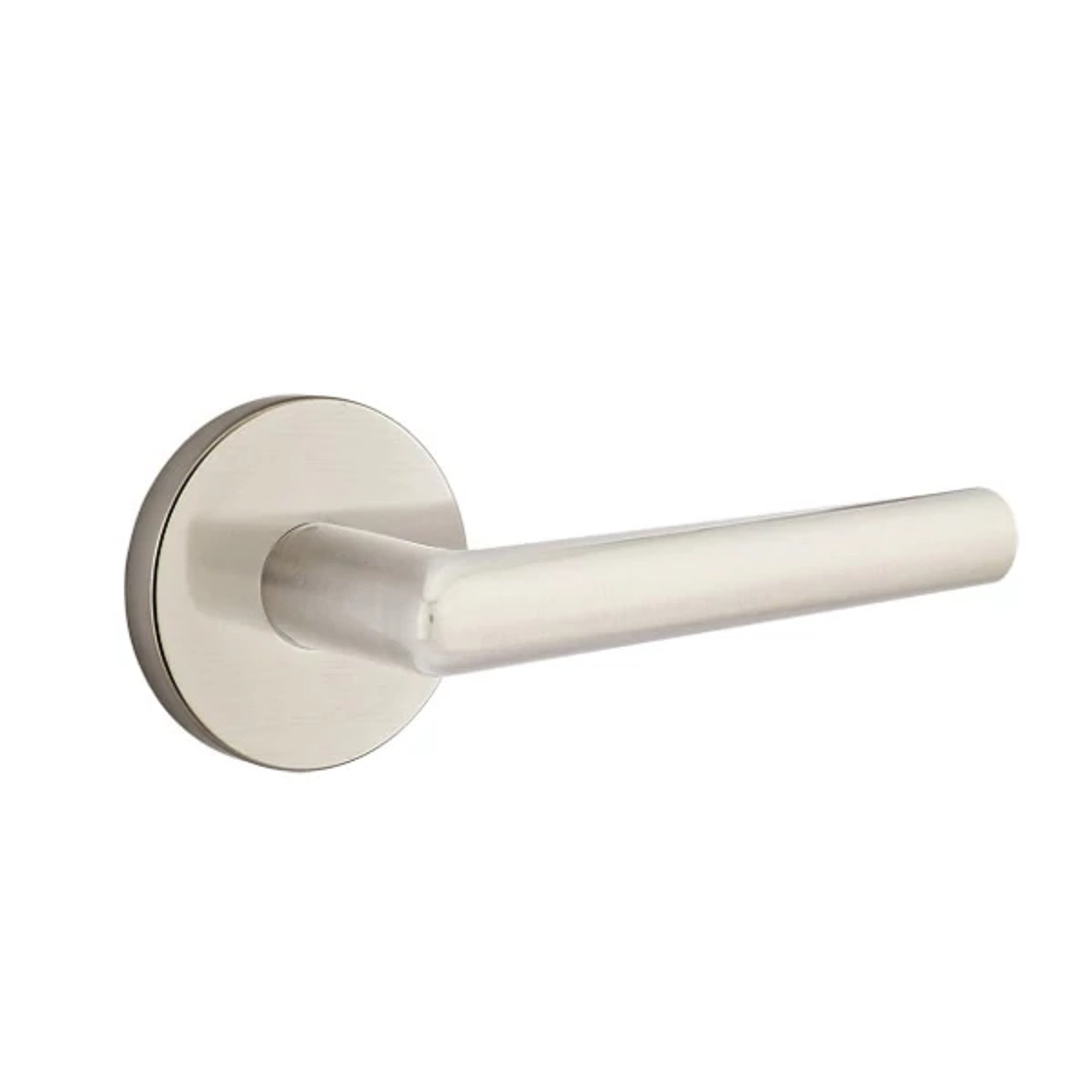 Emtek Stuttgart Lever with Disk Rosette in Satin Nickel