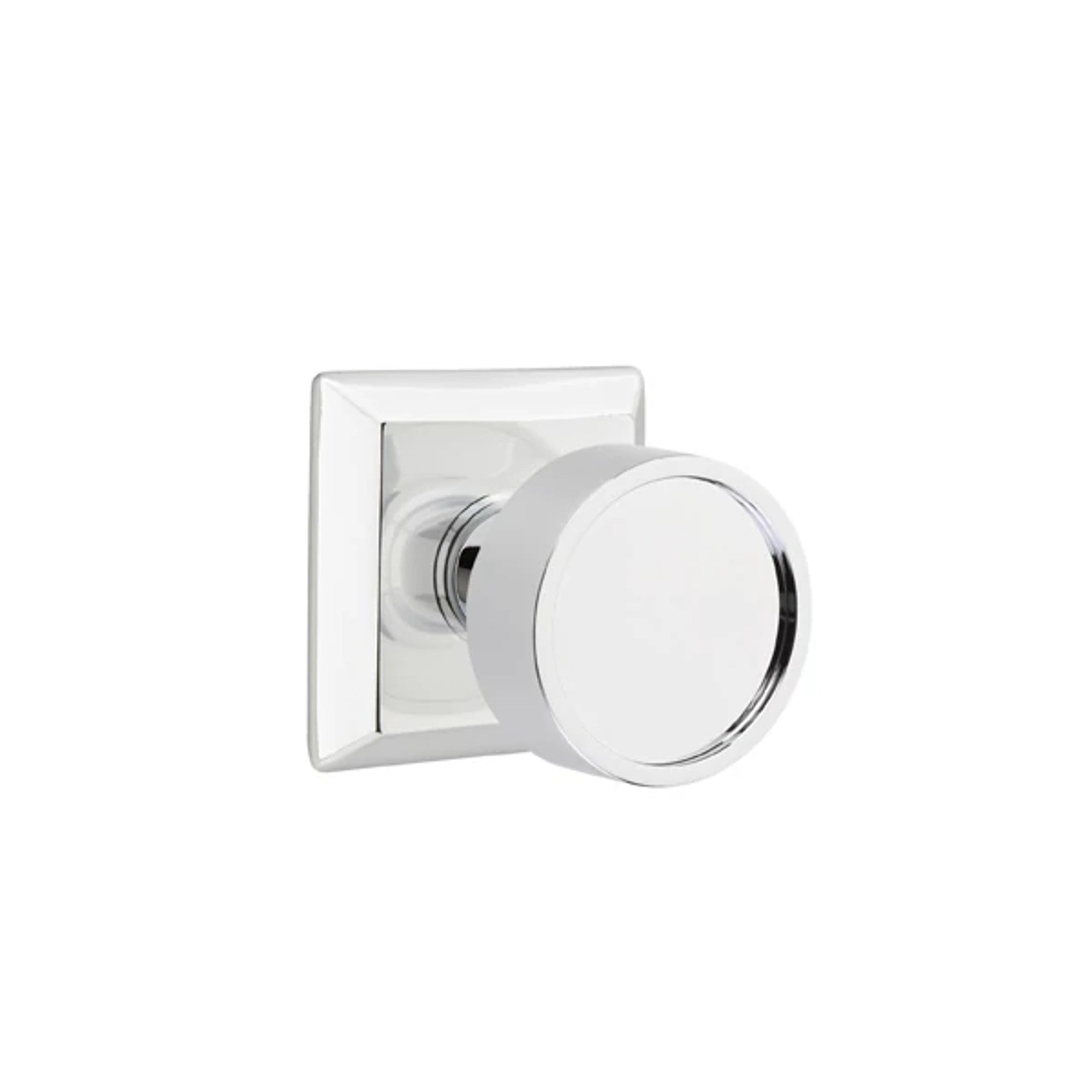 Emtek Verve Knob with Quincy Rosette in Polished Chrome