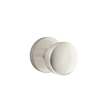 Emtek Laurent Knob with Disk Rosette in Satin Nickel