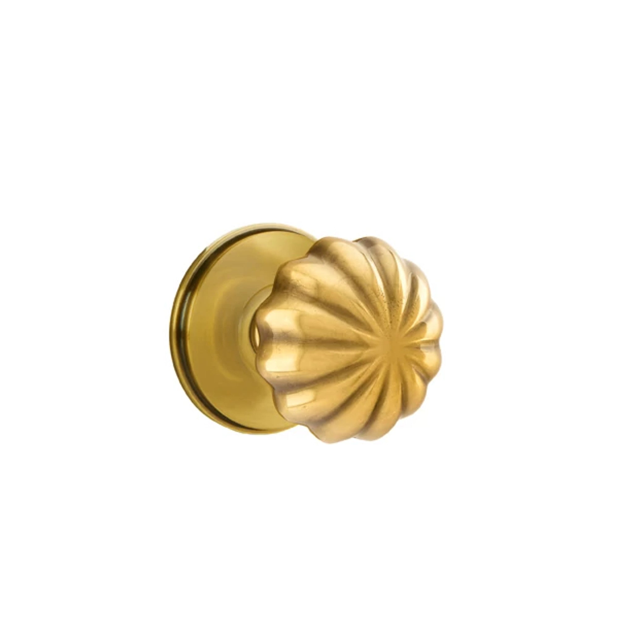 Emtek Melon Knob with Watford Rosette in French Antique