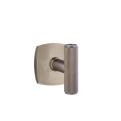 Emtek Ace Knurled Knob with Urban Modern Rosette in Pewter