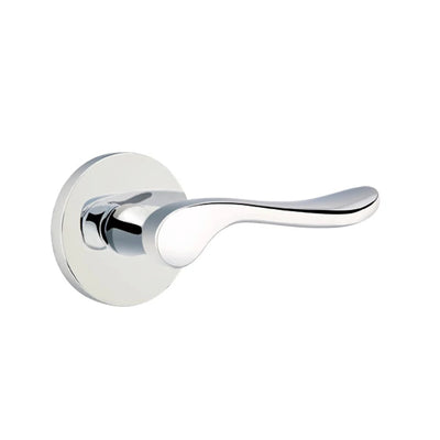 Emtek Luzern Lever with Disk Rosette in Polished Chrome