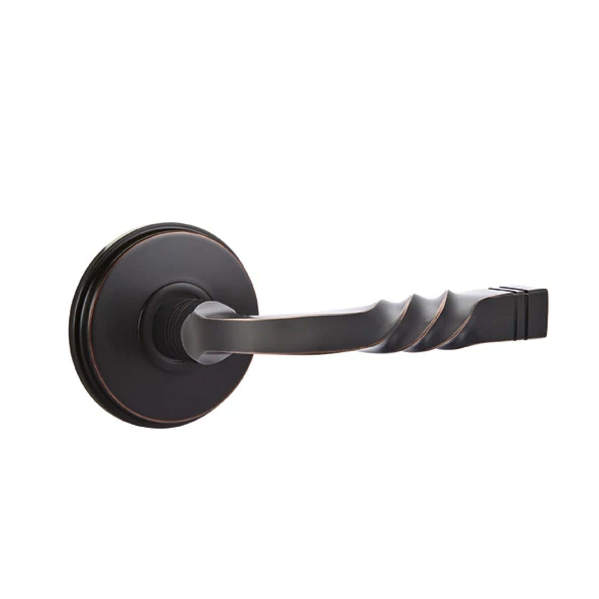Emtek Santa Fe Lever with Watford Rosette in Oil Rubbed Bronze