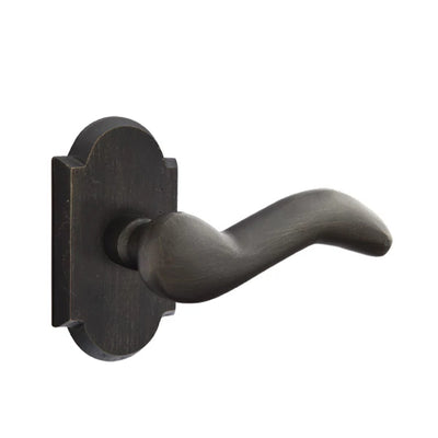 Emtek Cody Lever with #1 Rosette in Medium Bronze