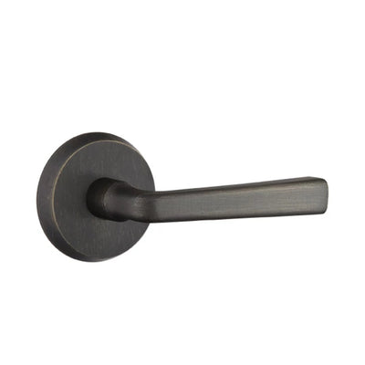 Emtek Cimarron Lever with #2 Rosette in Medium Bronze