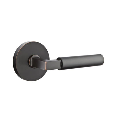 Emtek Hercules Lever with Disk Rosette in Oil Rubbed Bronze