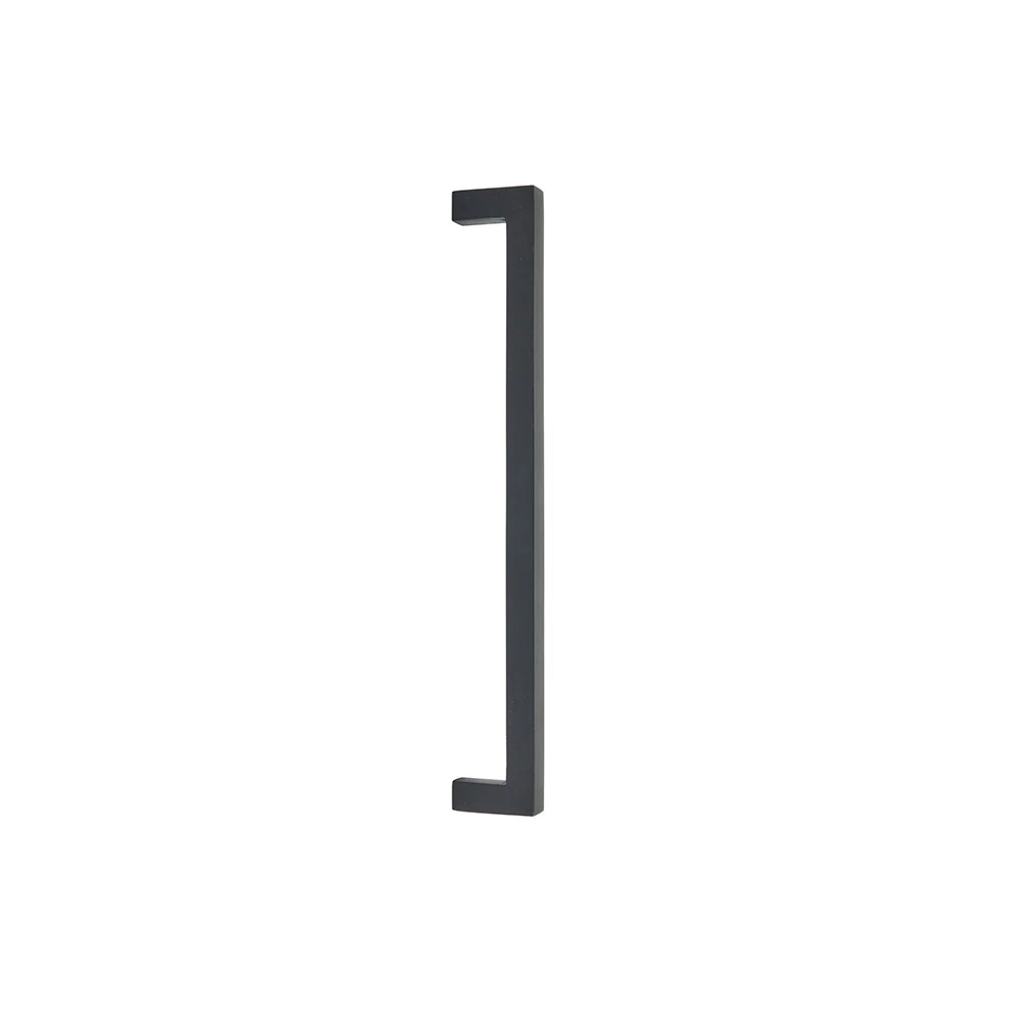 Emtek Rustic Modern 12" C-C Appliance Pull in Flat Black Bronze
