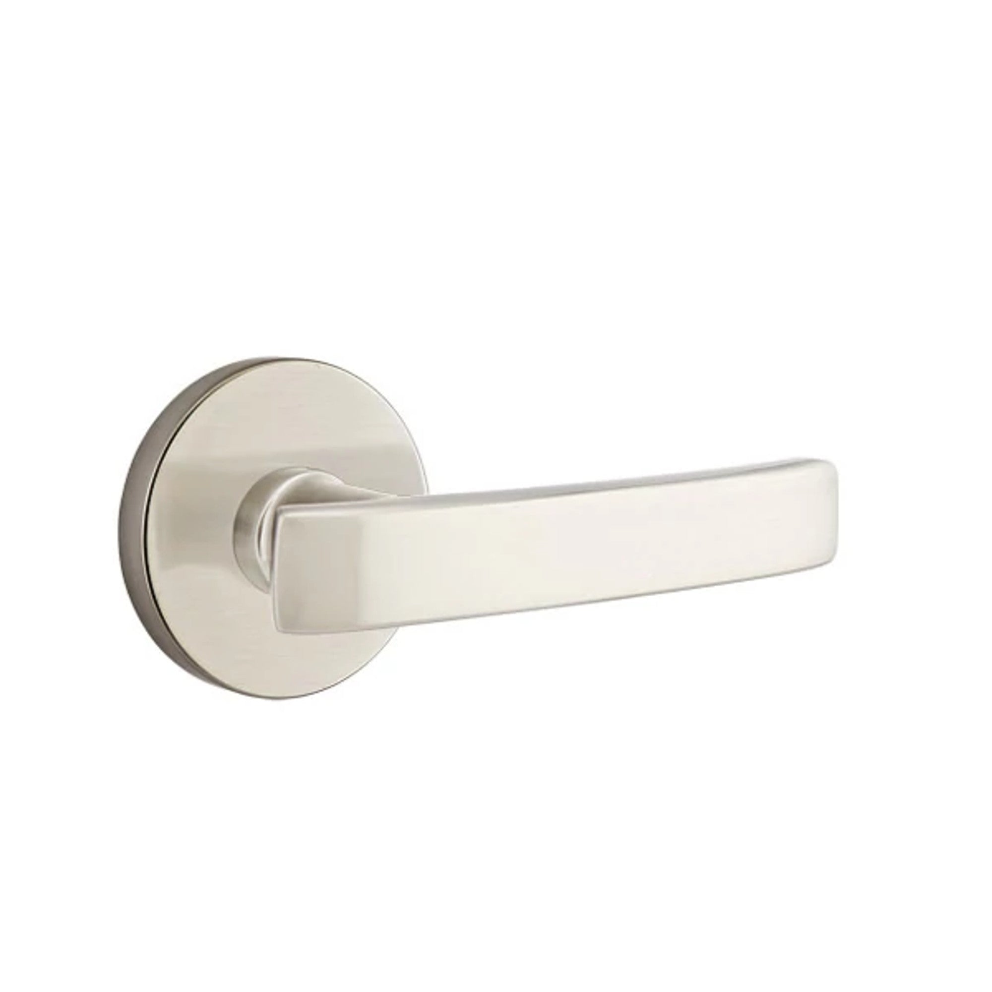 Emtek Geneva Lever with Disk Rosette in Satin Nickel