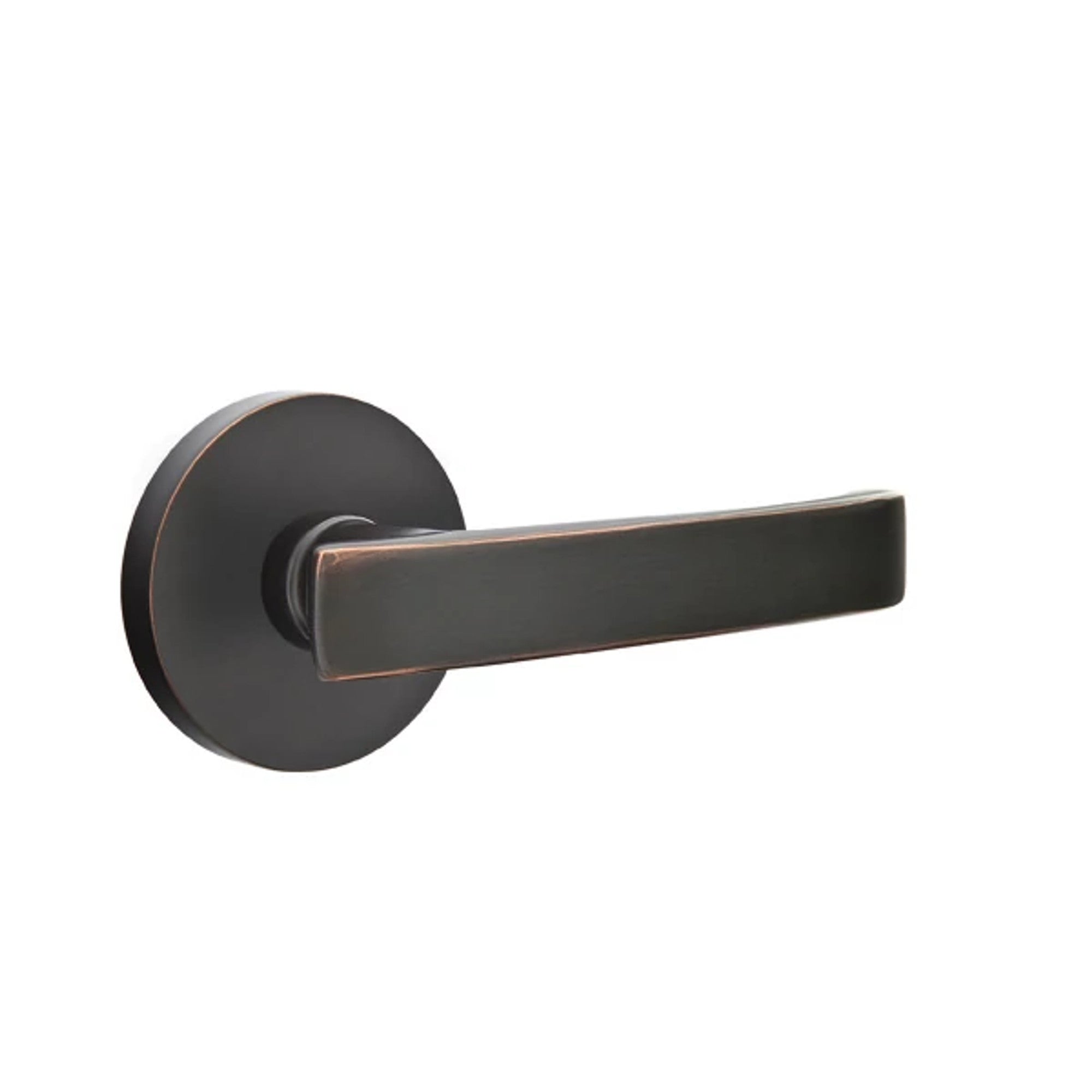 Emtek Geneva Lever with Disk Rosette in Oil Rubbed Bronze
