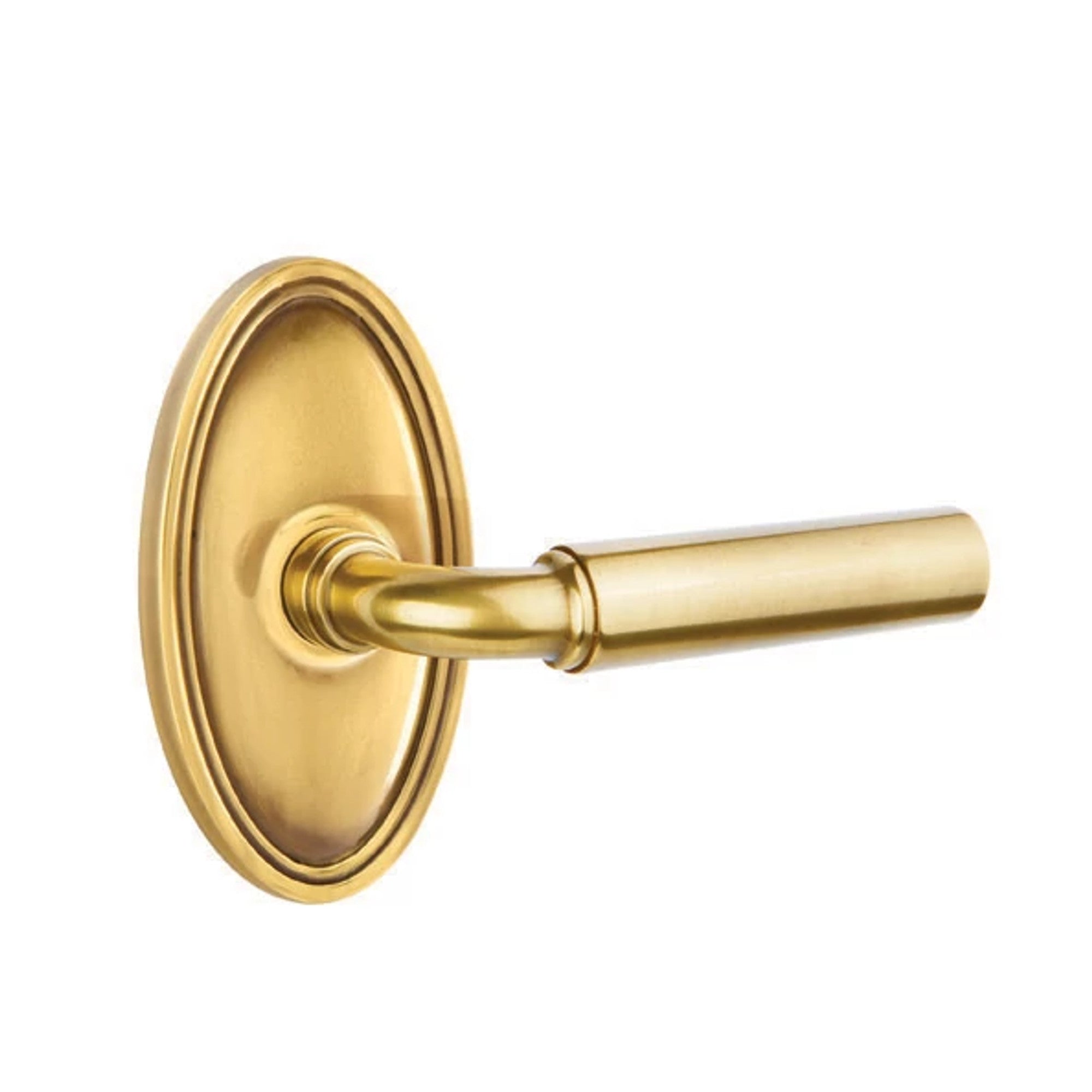Emtek Manning Lever with Oval Rosette in French Antique