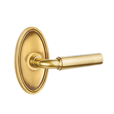 Emtek Manning Lever with Oval Rosette in French Antique