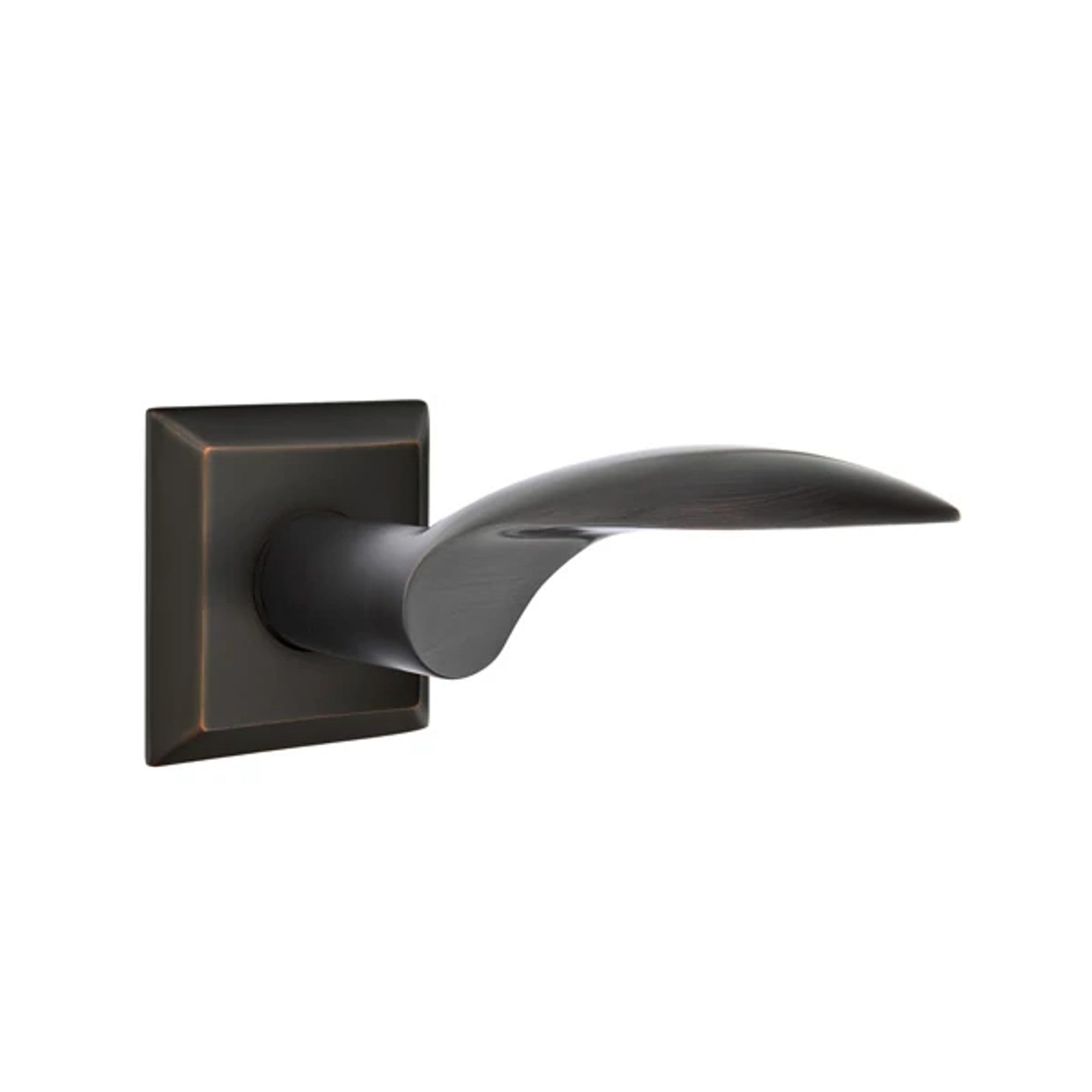Emtek Mercury Lever with Quincy Rosette in Oil Rubbed Bronze