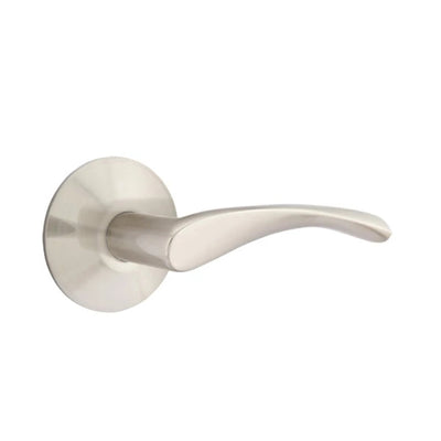 Emtek Triton Lever with Modern Rosette in Satin Nickel