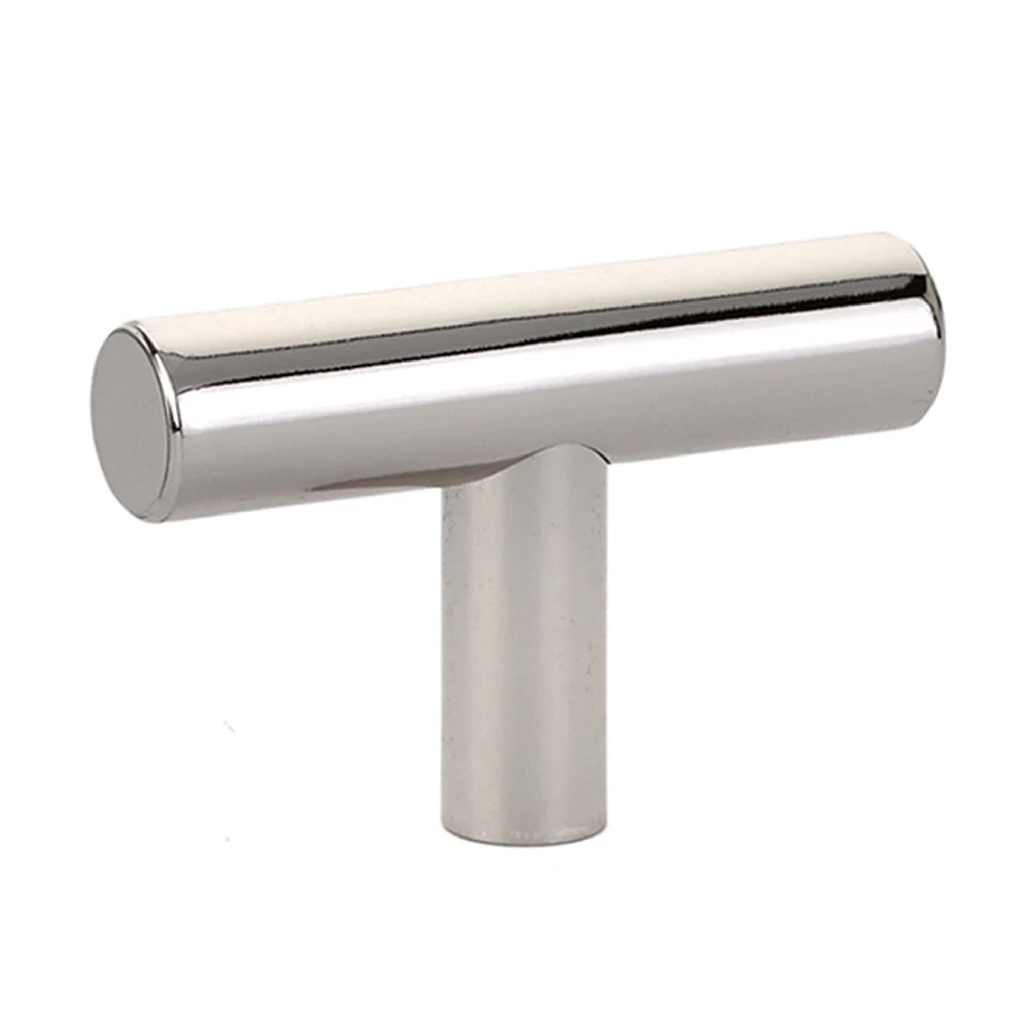 Emtek Bar 2" Knob in Polished Nickel