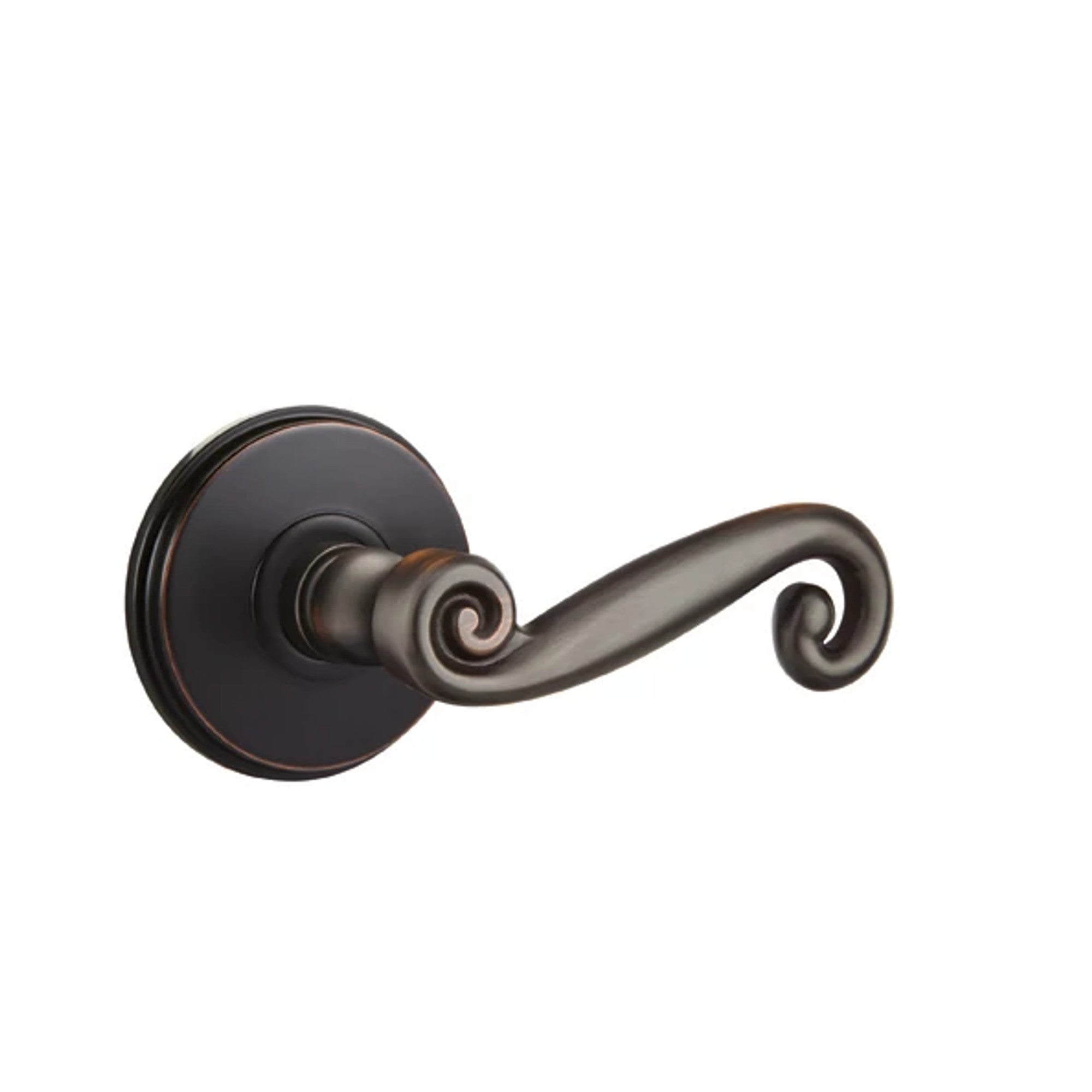 Emtek Rustic Lever with Watford Rosette in Oil Rubbed Bronze