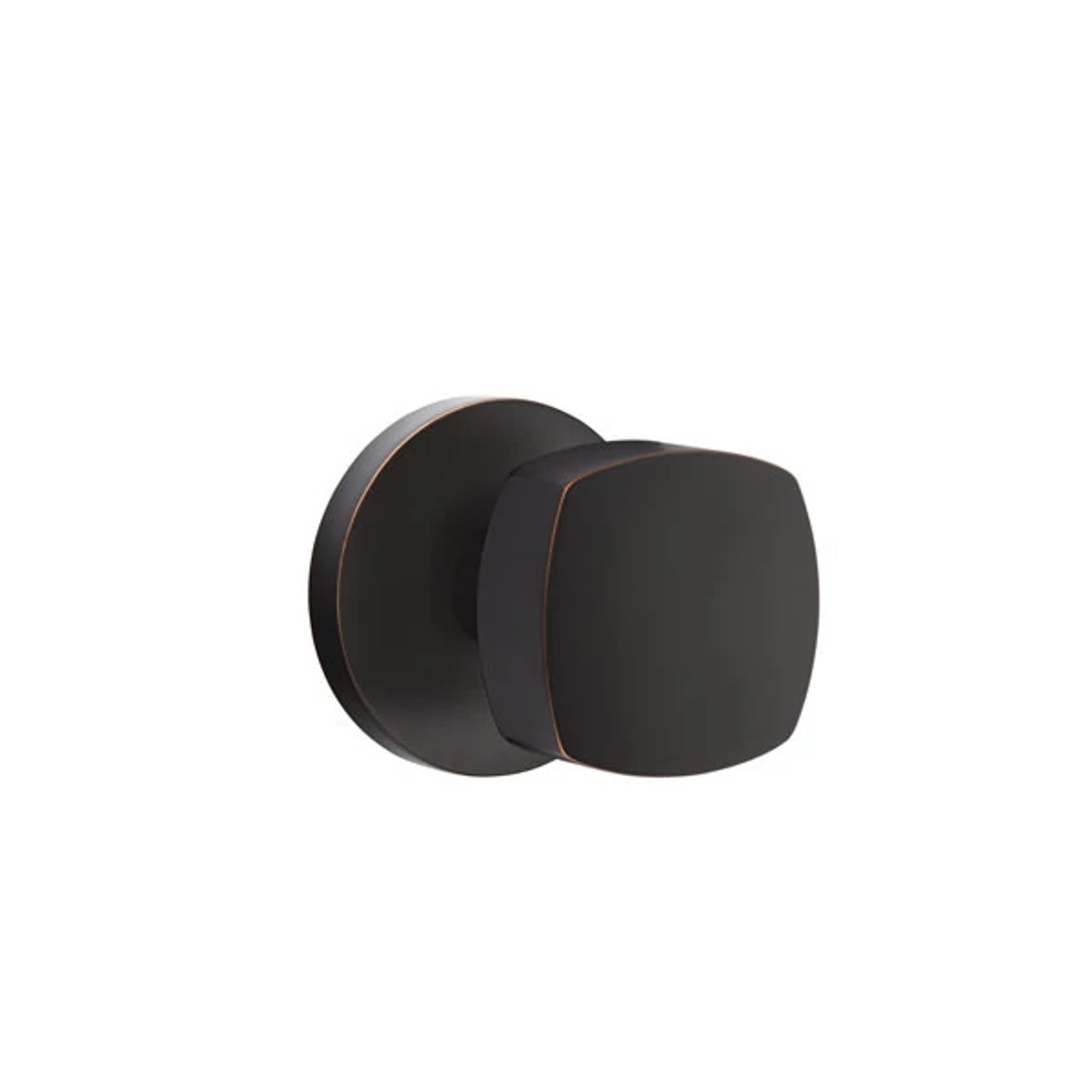 Emtek Freestone Knob with Disk Rosette in Oil Rubbed Bronze