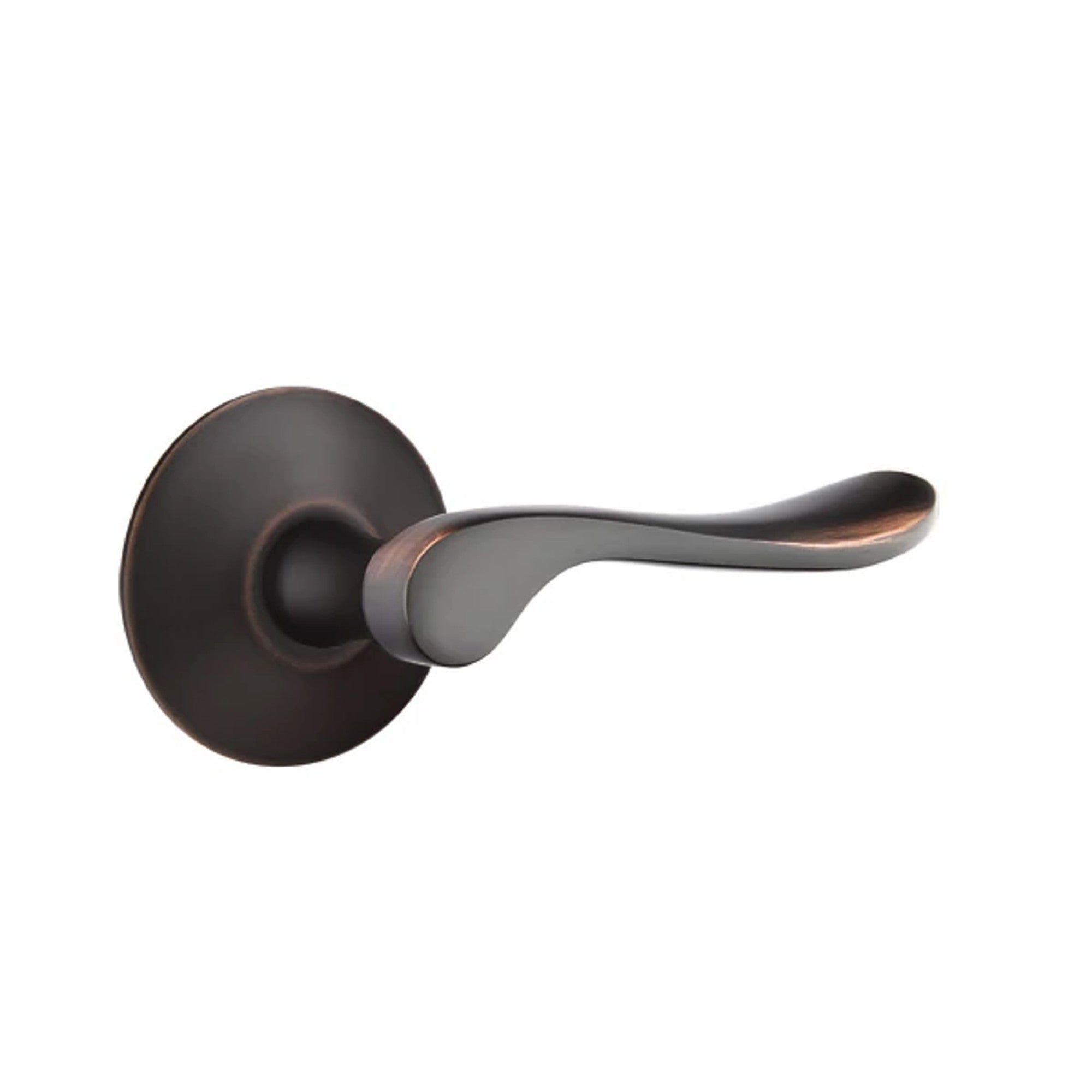 Emtek Luzern Lever with Modern Rosette in Oil Rubbed Bronze