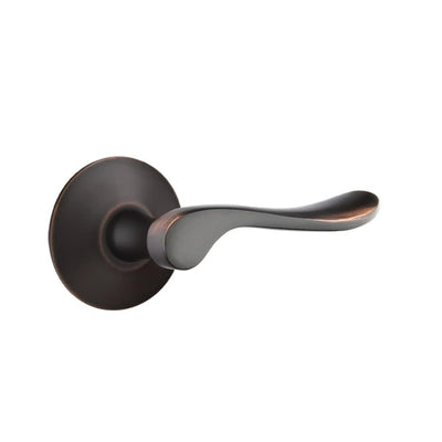 Emtek Luzern Lever with Modern Rosette in Oil Rubbed Bronze