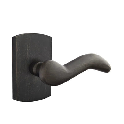 Emtek Cody Lever with #4 Rosette in Medium Bronze