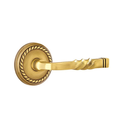 Emtek Santa Fe Lever with #8 Rosette in French Antique