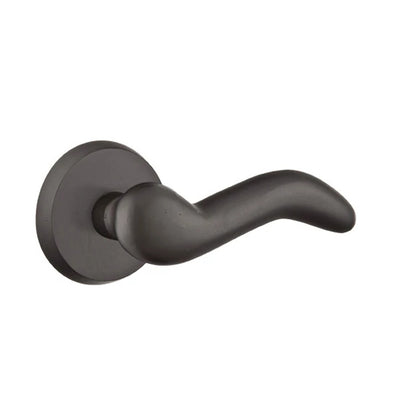 Emtek Cody Lever with #2 Rosette in Flat Black Bronze