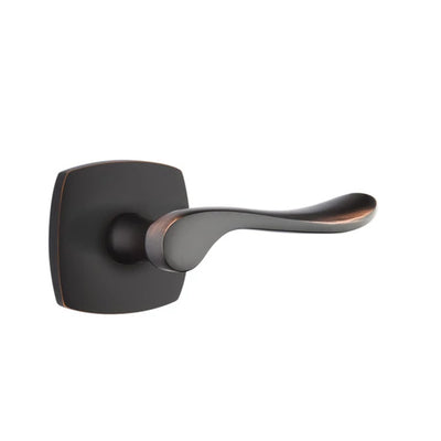 Emtek Luzern Lever with Urban Modern Rosette in Oil Rubbed Bronze