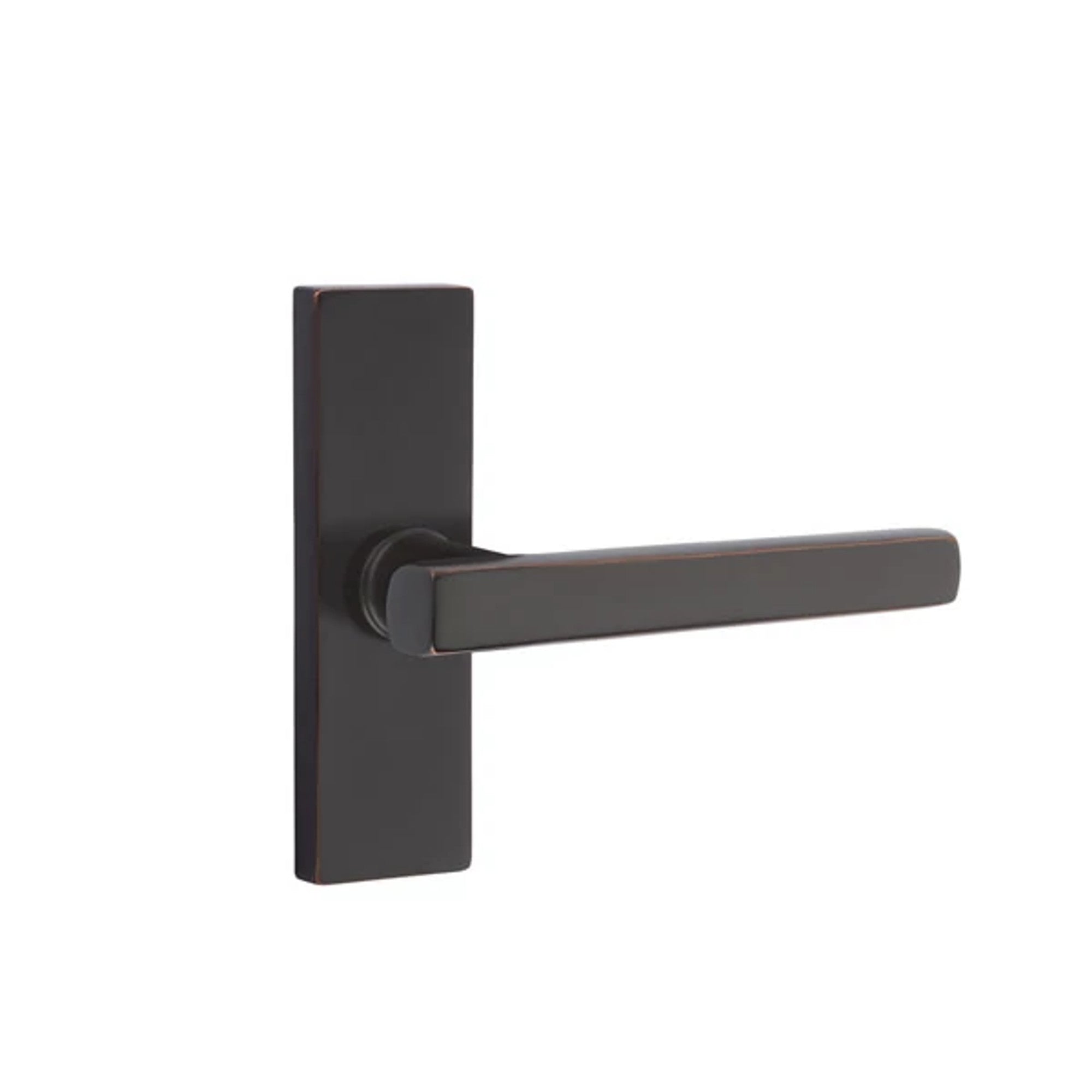 Emtek Freestone Lever with Stretto 1-1/2" x 5" in Oil Rubbed Bronze