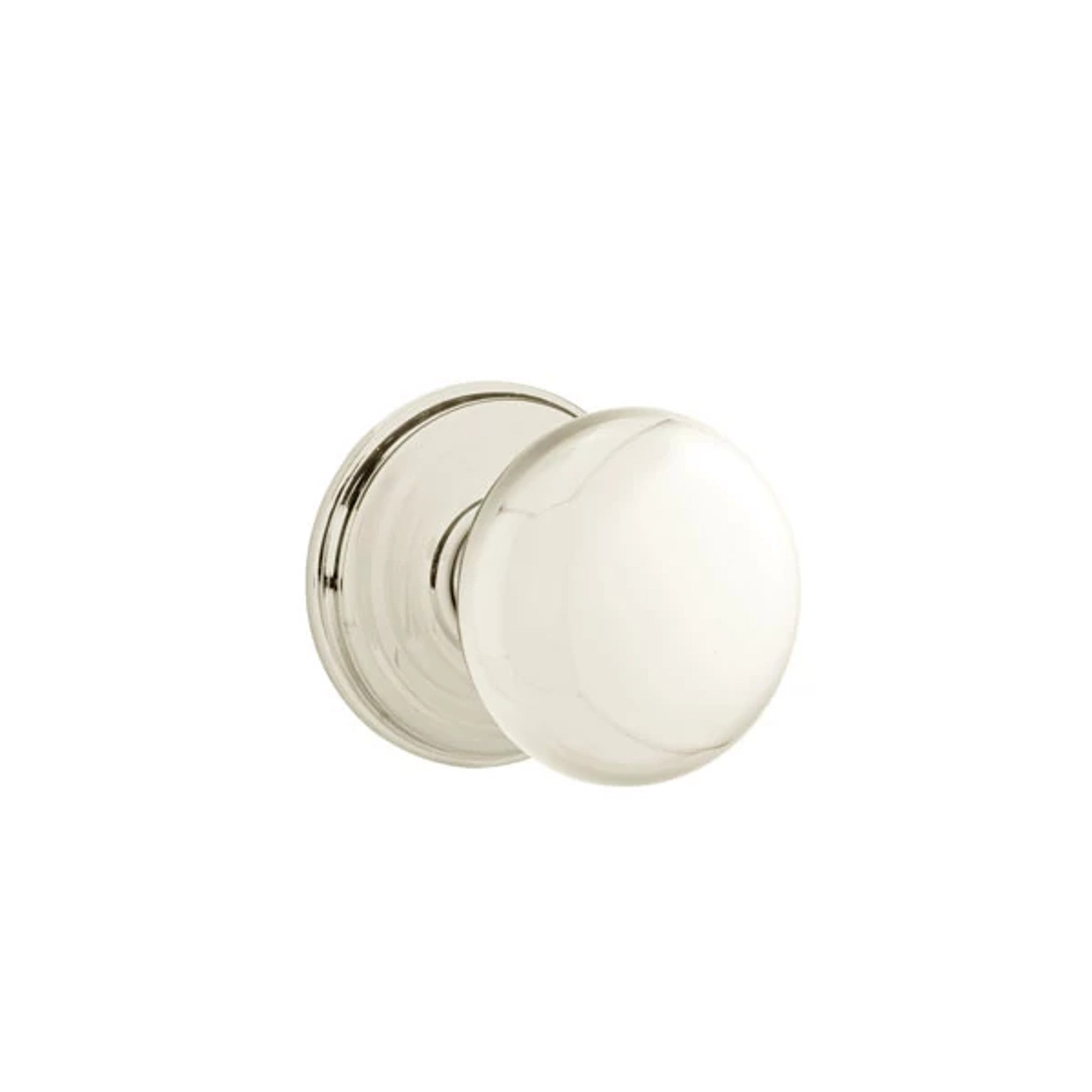 Emtek Providence Knob with Watford Rosette in Polished Nickel