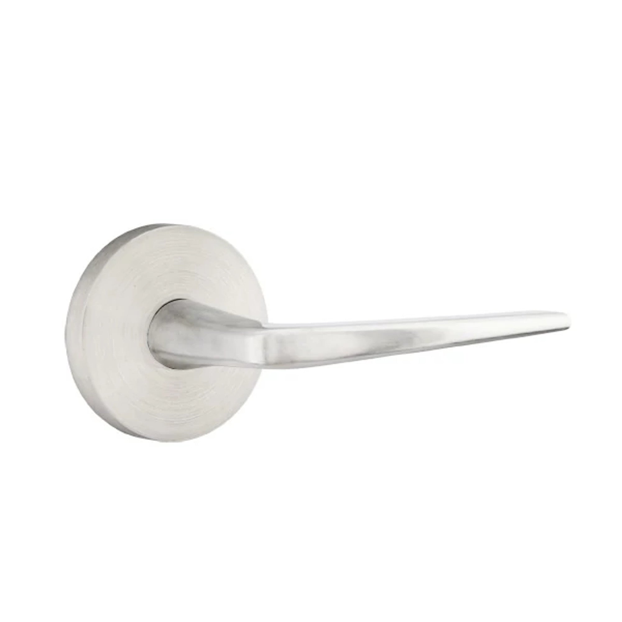 Emtek Stainless Steel Athena Lever with Disk Rosette in Brushed Stainless Steel