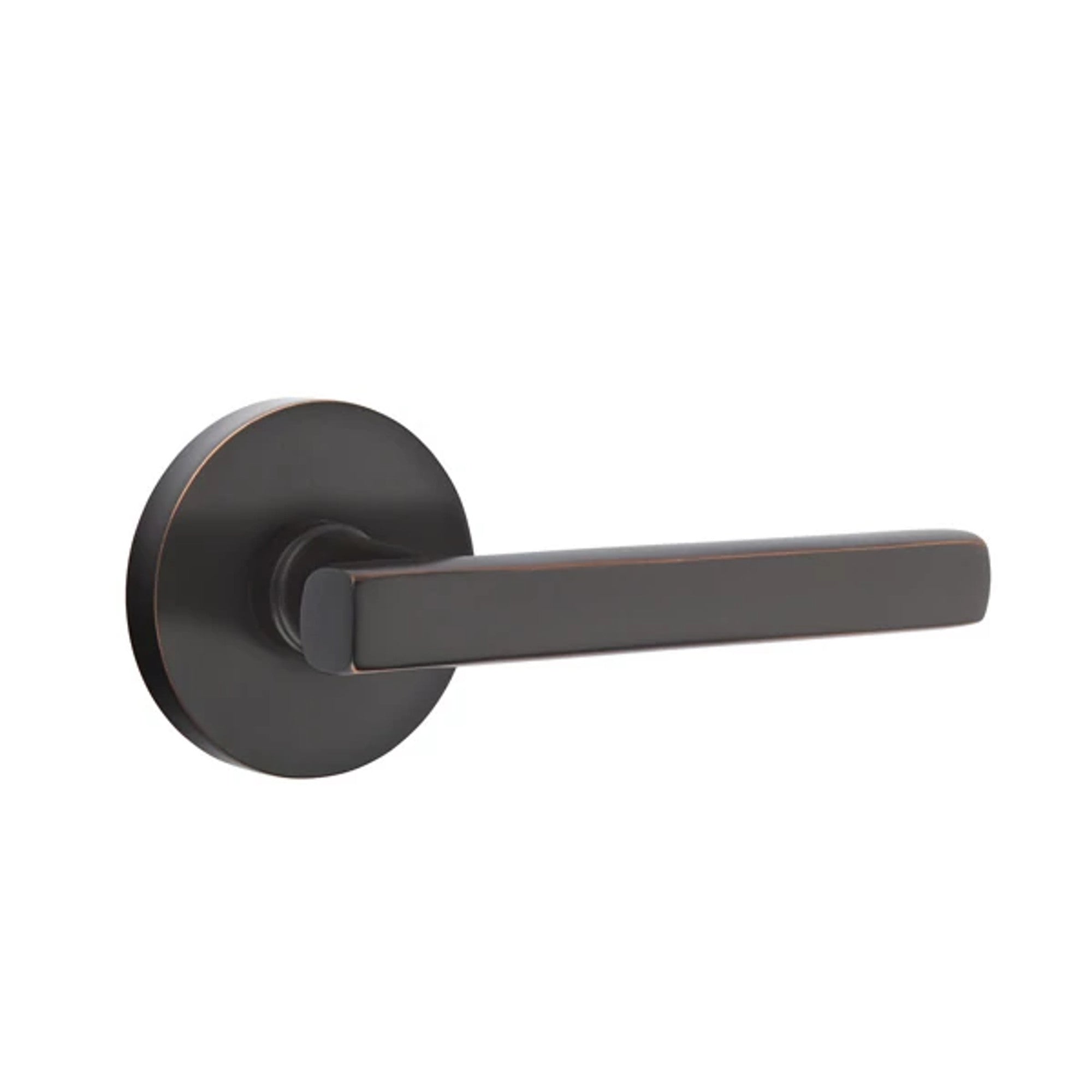 Emtek Freestone Lever with Disk Rosette in Oil Rubbed Bronze