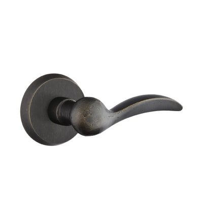 Emtek Durango Lever with #2 Rosette in Medium Bronze
