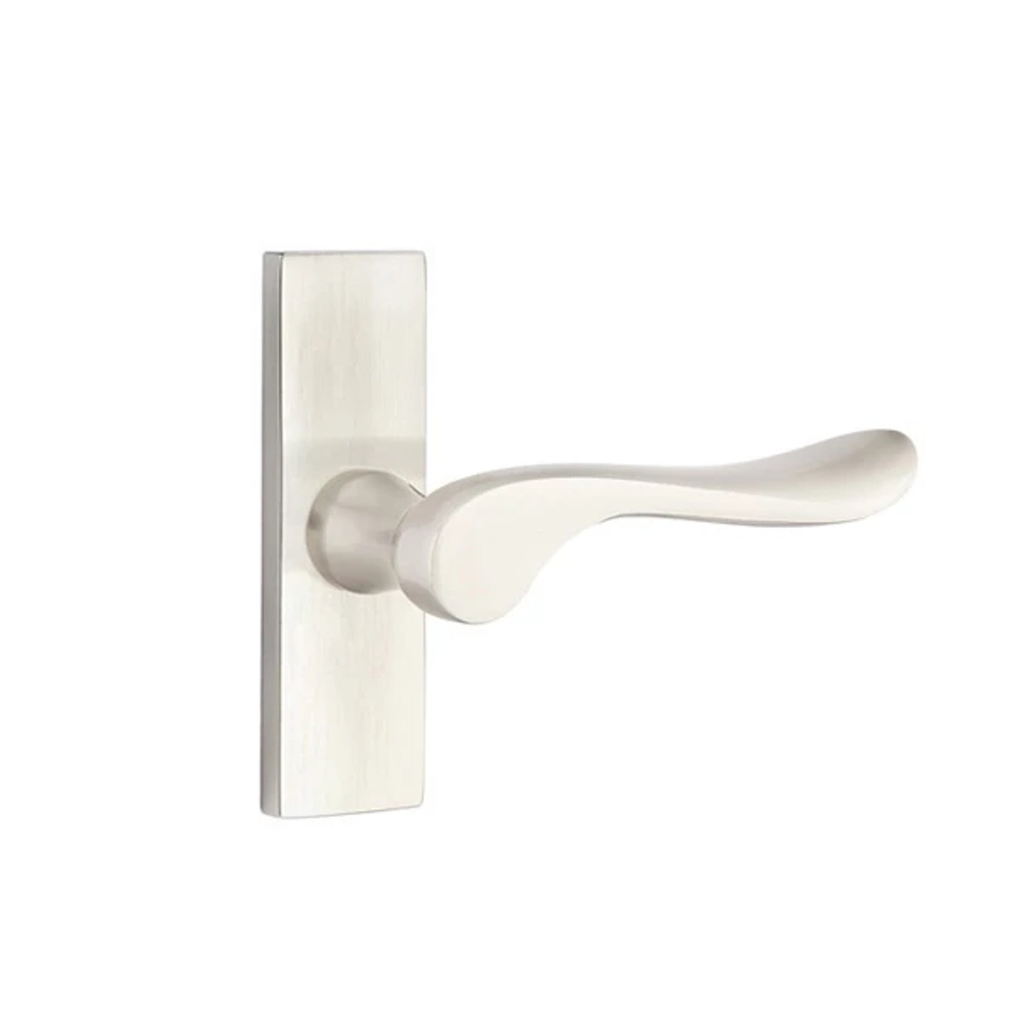 Emtek Luzern Lever with Stretto 1-1/2" x 5" in Satin Nickel