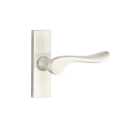 Emtek Luzern Lever with Stretto 1-1/2" x 5" in Satin Nickel