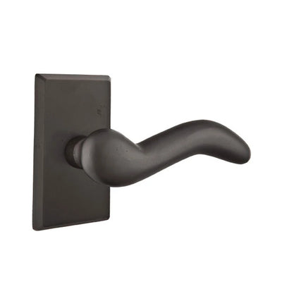 Emtek Cody Lever with #3 Rosette in Flat Black Bronze