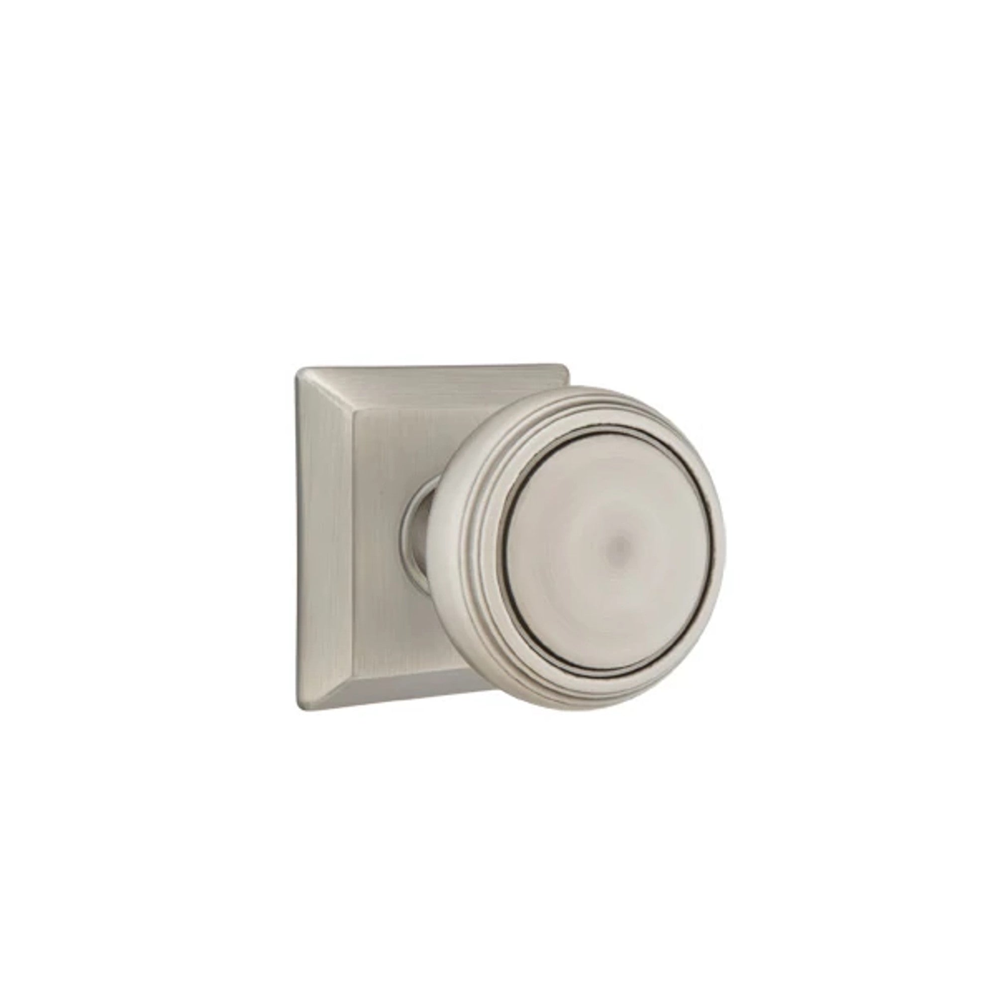 Emtek Norwich Knob with Quincy Rosette in Pewter