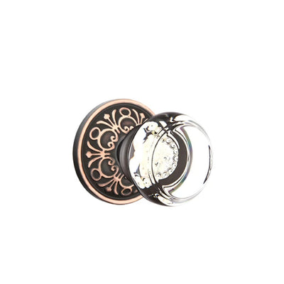 Emtek Georgetown Knob with Lancaster Rosette in Oil Rubbed Bronze