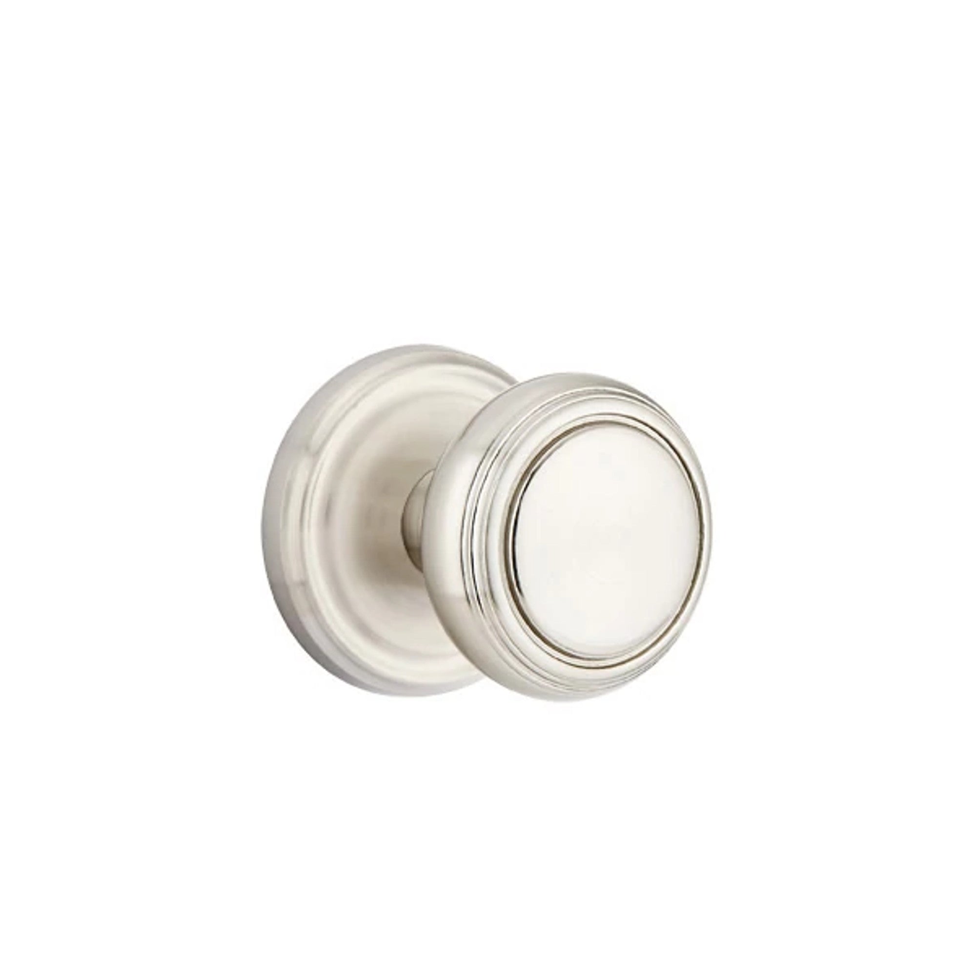 Emtek Norwich Knob with Regular Rosette in Satin Nickel