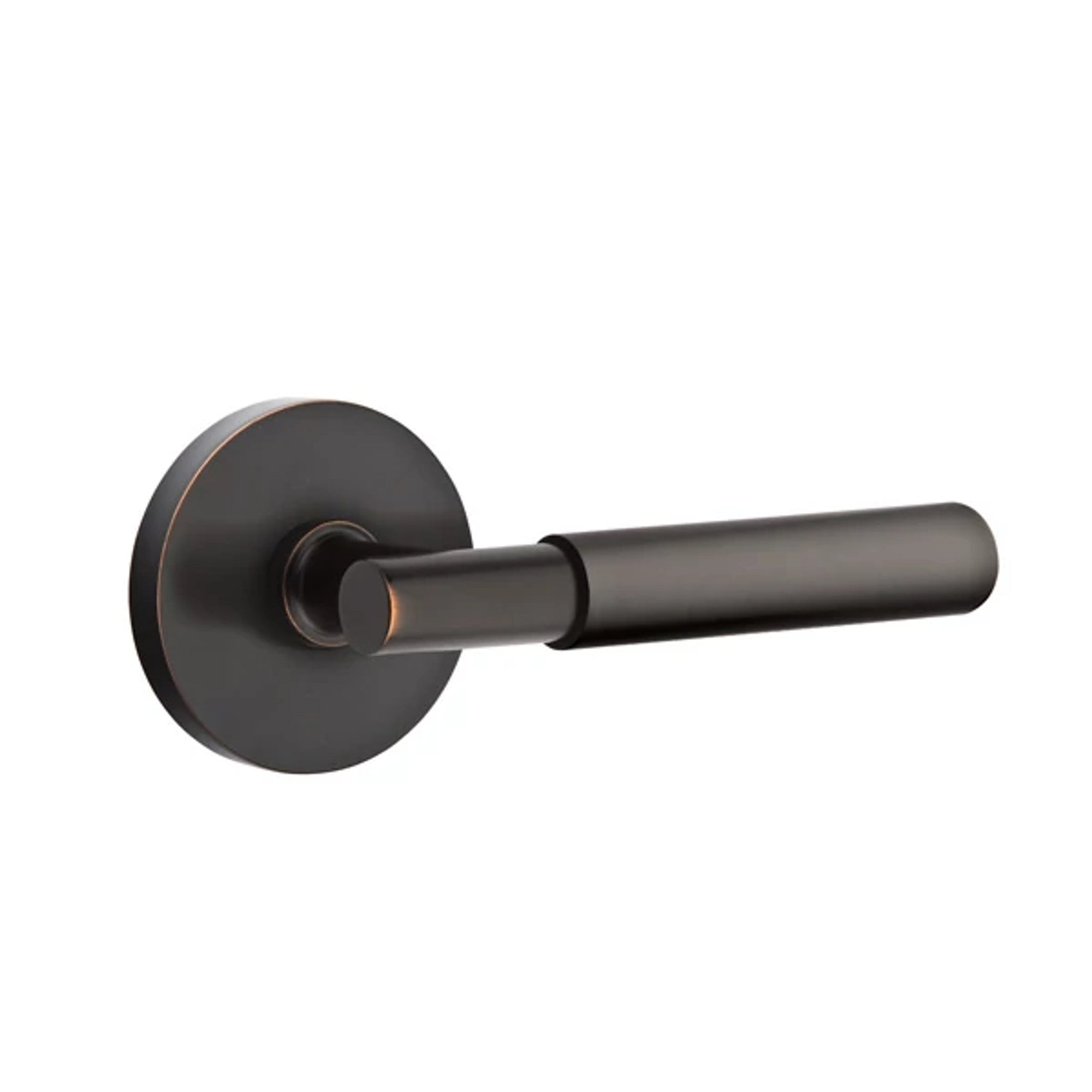 Emtek Myles Lever with Disk Rosette in Oil Rubbed Bronze
