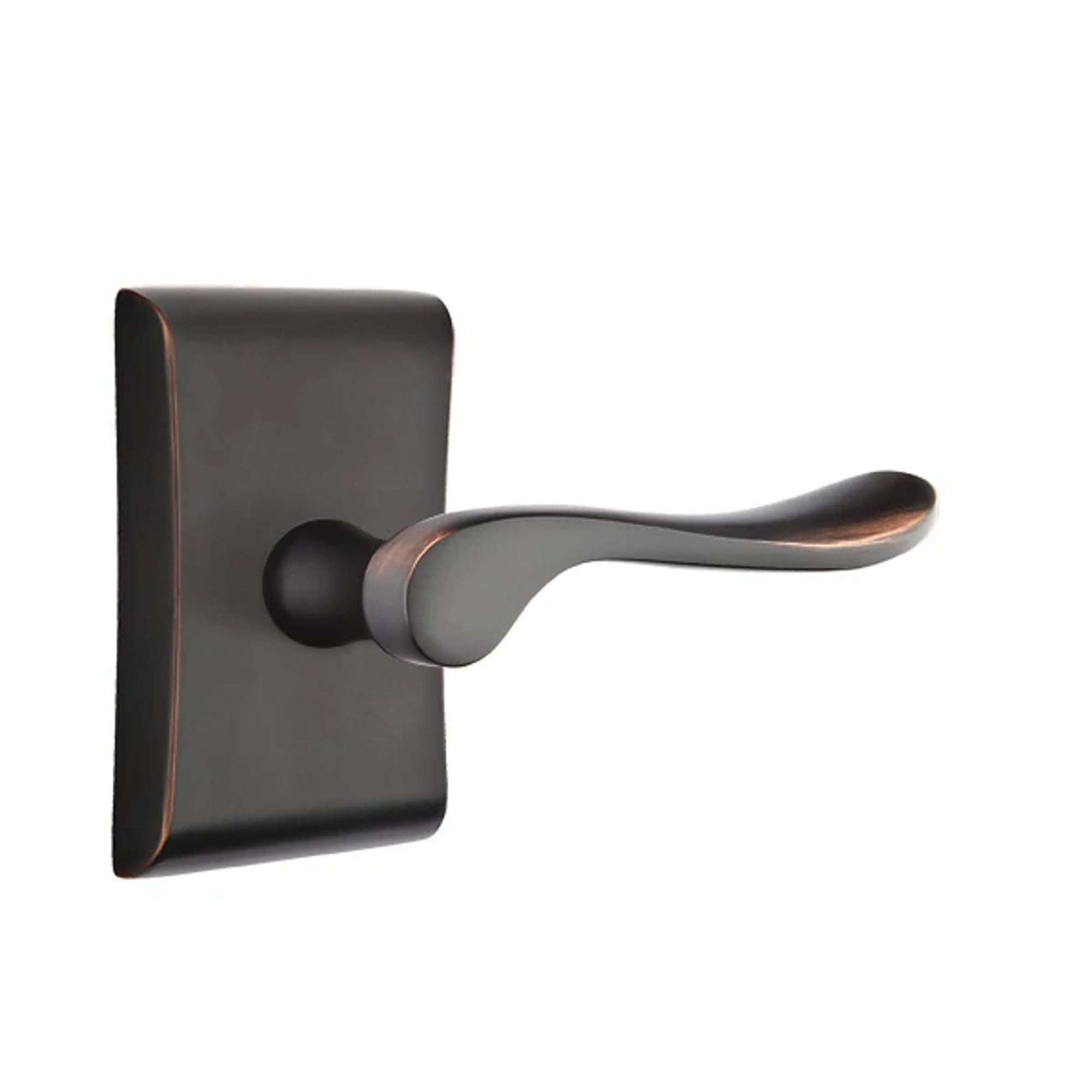 Emtek Luzern Lever with Neos Rosette in Oil Rubbed Bronze