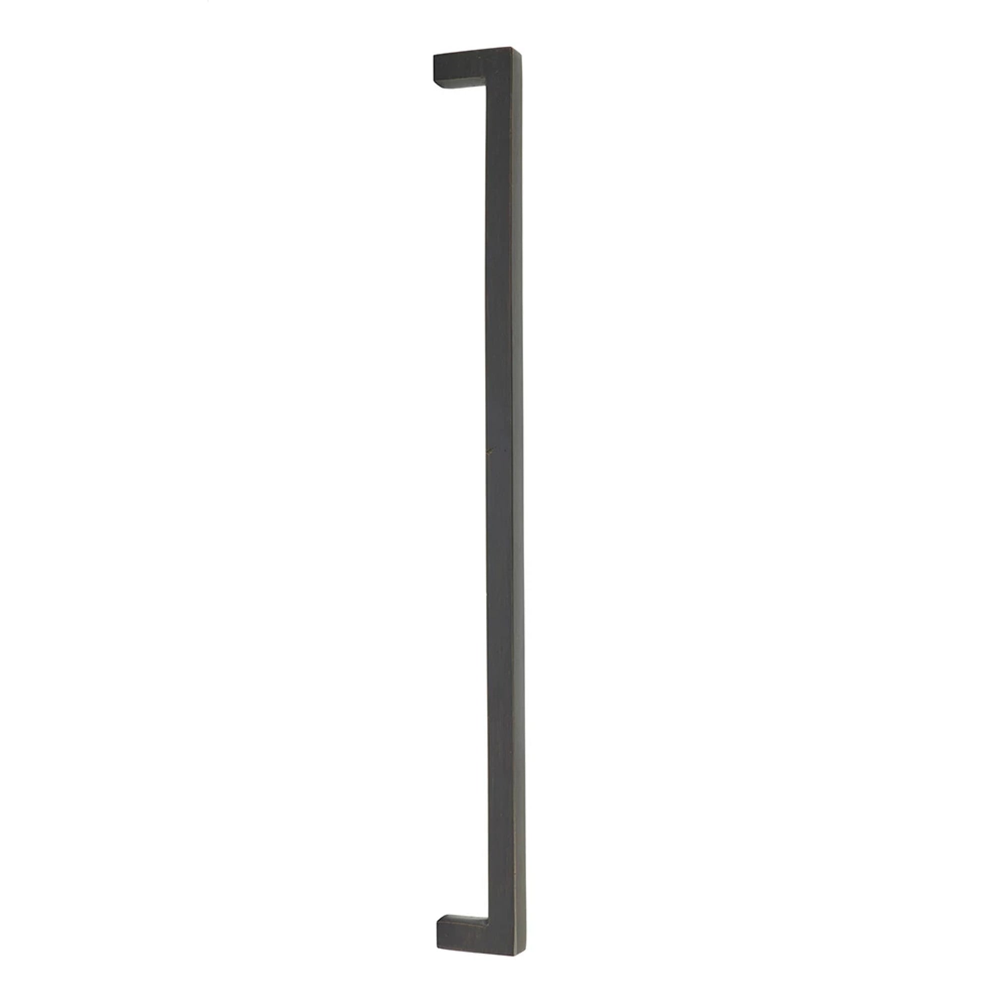 Emtek Rustic Modern 18" C-C Appliance Pull in Medium Bronze