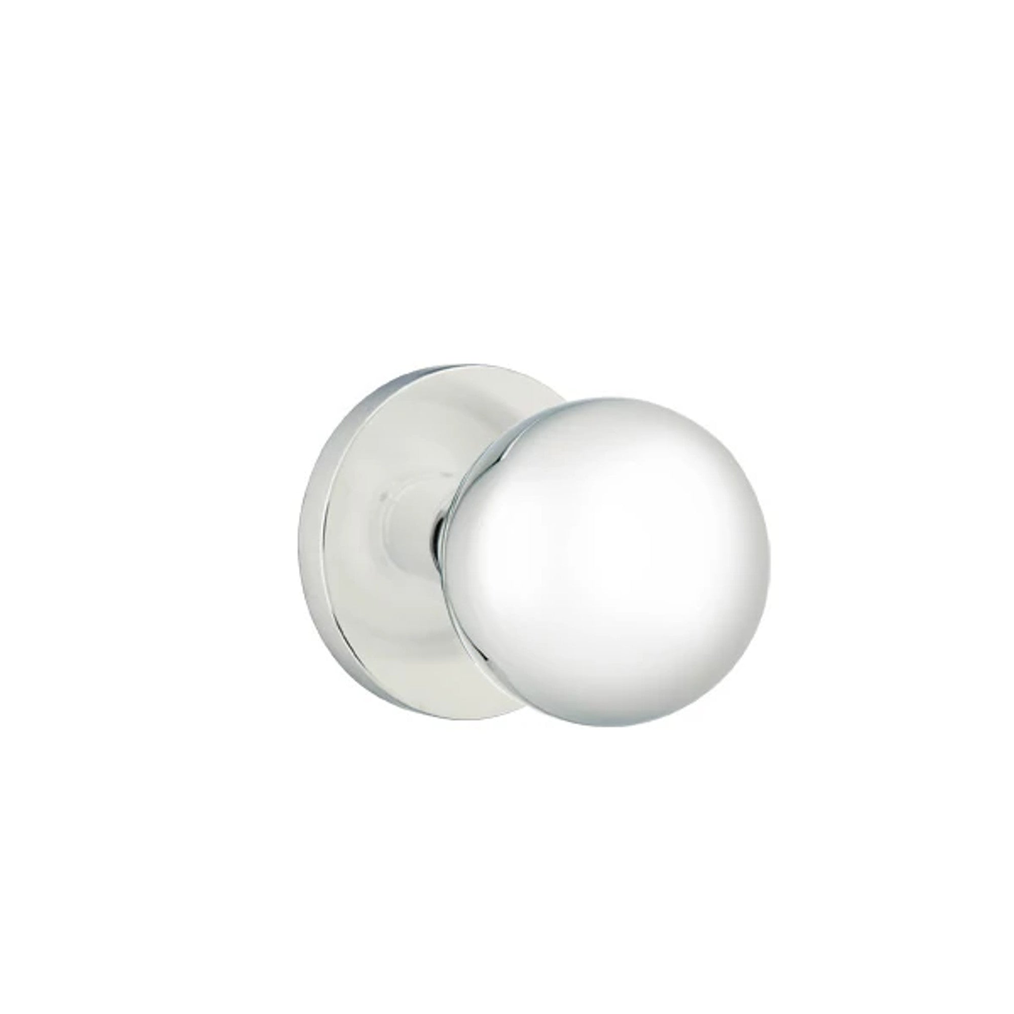 Emtek Orb Knob with Disk Rosette in Polished Chrome