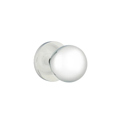 Emtek Orb Knob with Disk Rosette in Polished Chrome